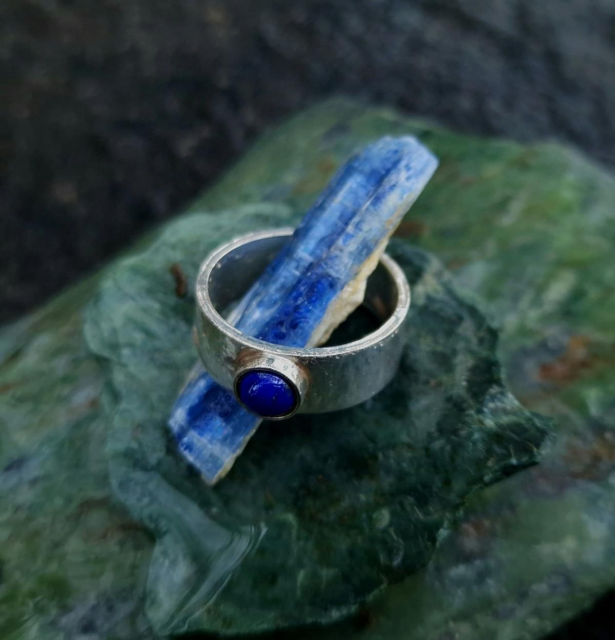 Beautiful blue crystals including lapis lazuli stones Beautiful blue crystals including lapis lazuli stones