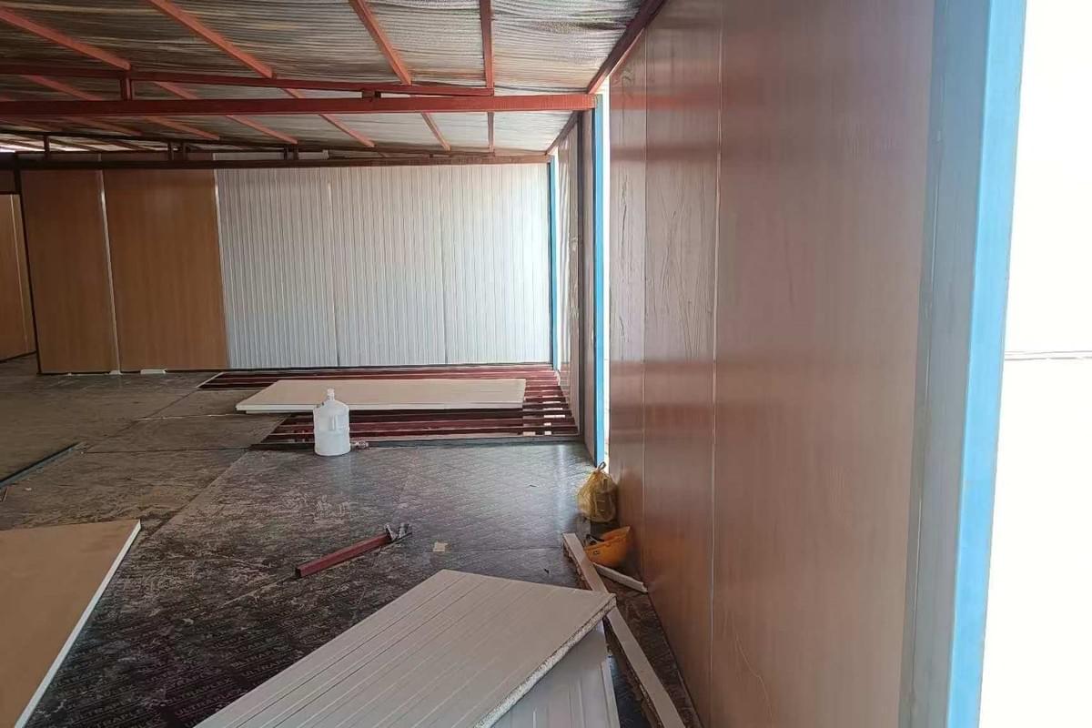 Office Cabin Container showcased at a construction site. Office Cabin Container showcased at a construction site.