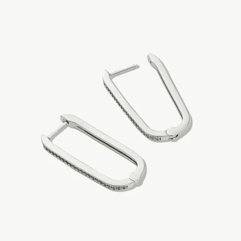 Stylish small silver hoop earrings perfect for any occasion Stylish small silver hoop earrings perfect for any occasion