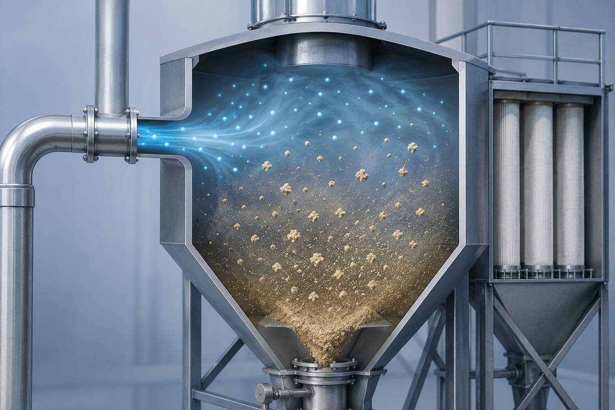 Nitrogen inerting for combustible dust explosion prevention Nitrogen inerting for combustible dust explosion prevention