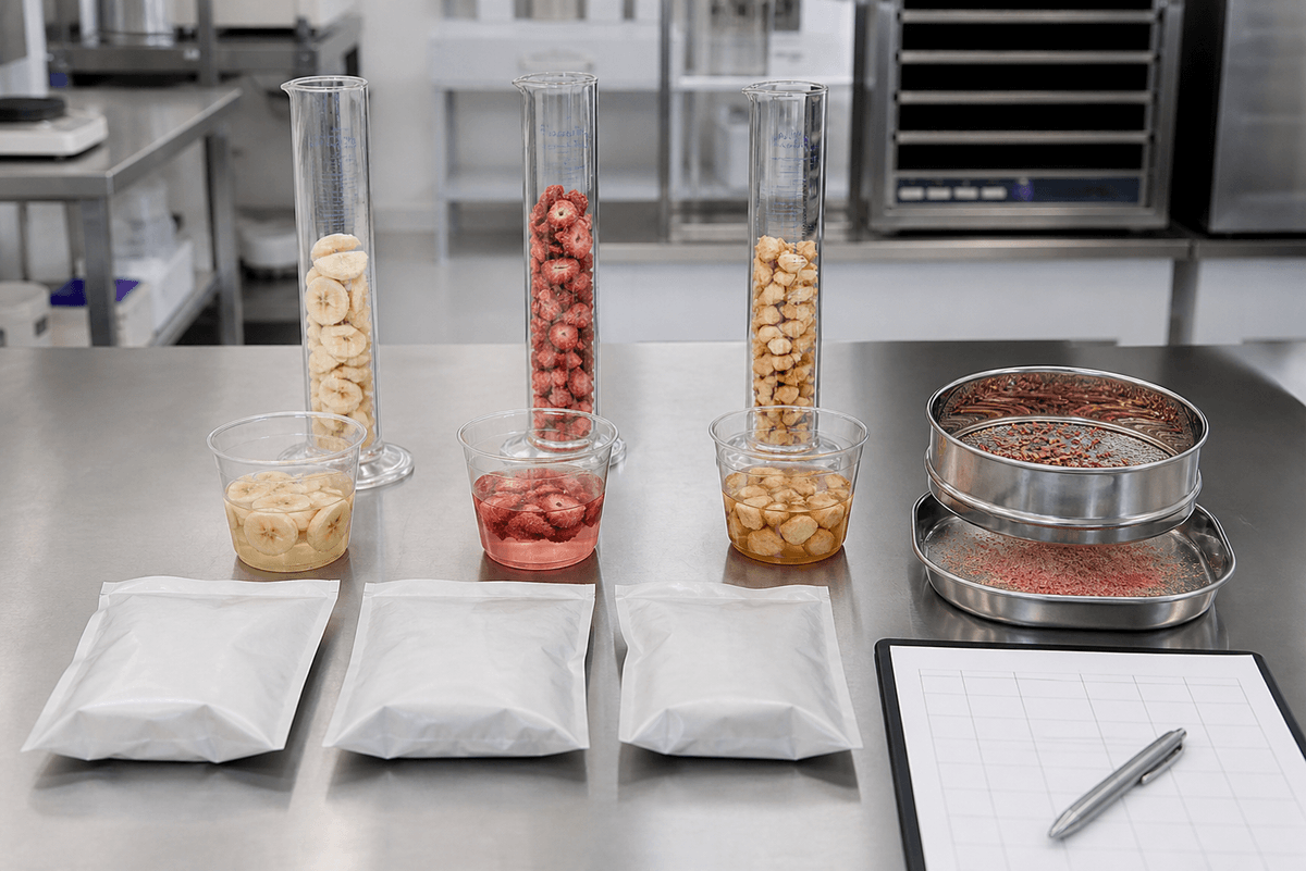 manufacturing tests for dried fruit density rehydration and breakage manufacturing tests for dried fruit density rehydration and breakage