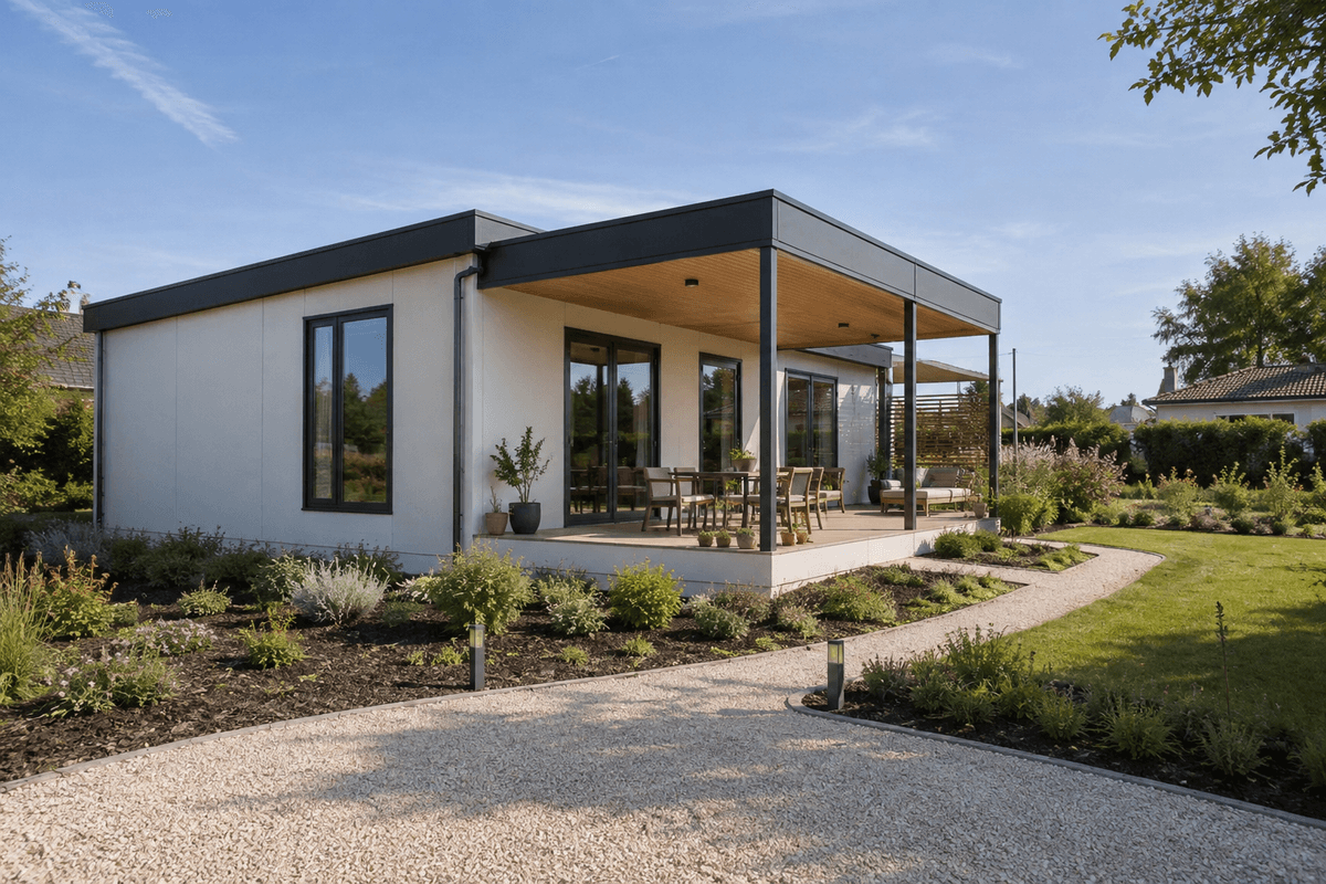 Casas prefabricadas modernas con diseño eficiente Casas prefabricadas modernas con diseño eficiente