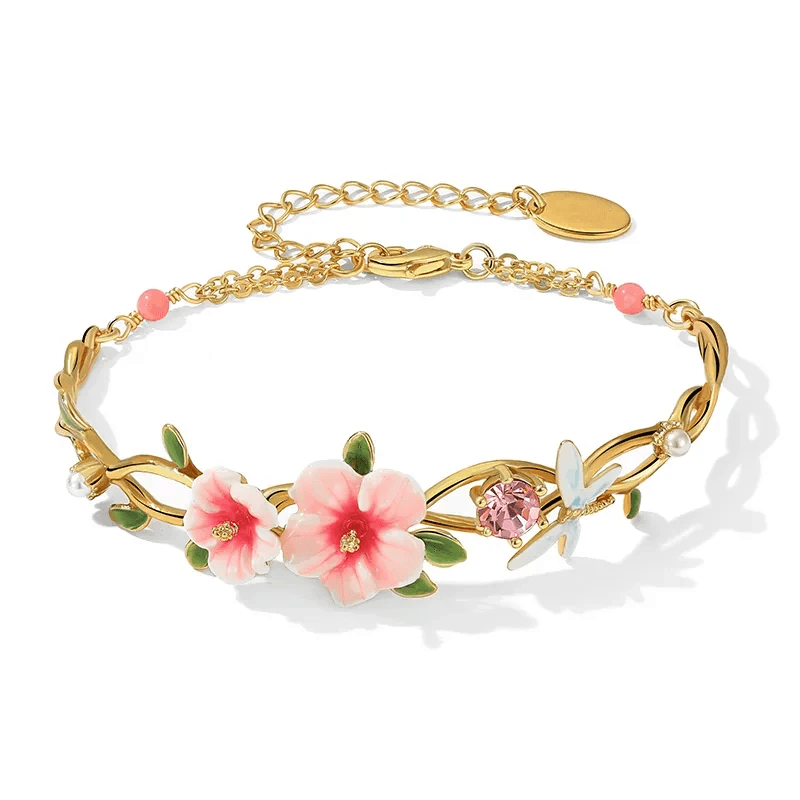 pink flower bracelet collection showcasing unique styles pink flower bracelet collection showcasing unique styles