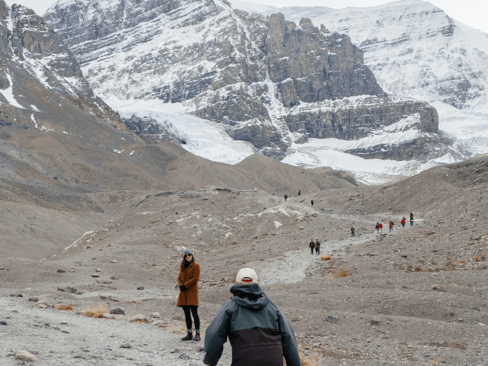 Trekkers heading towards base camp of everest Trekkers heading towards base camp of everest