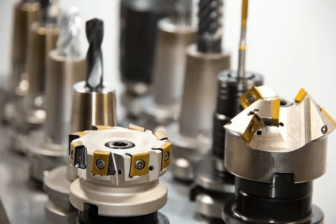 Powerful multi-tool CNC machine in action Powerful multi-tool CNC machine in action