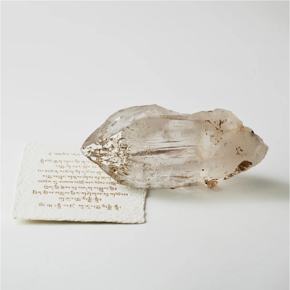 double terminated crystal used for meditation double terminated crystal used for meditation