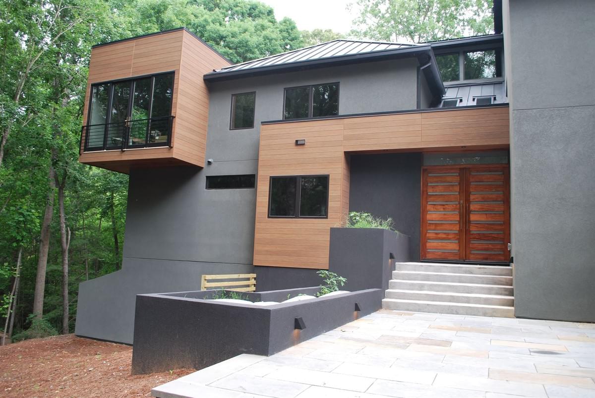 Wood Composite Siding comparison between durable Trespa Pura and aged engineered options Wood Composite Siding comparison between durable Trespa Pura and aged engineered options
