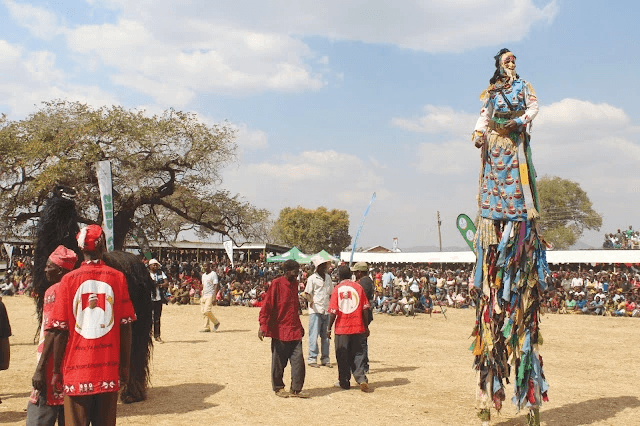 The Kulamba ceremony takes place in the village of Mkaika, where hundreds of people gather to participate in traditional dances, and songs. The Kulamba ceremony takes place in the village of Mkaika, where hundreds of people gather to participate in traditional dances, and songs.