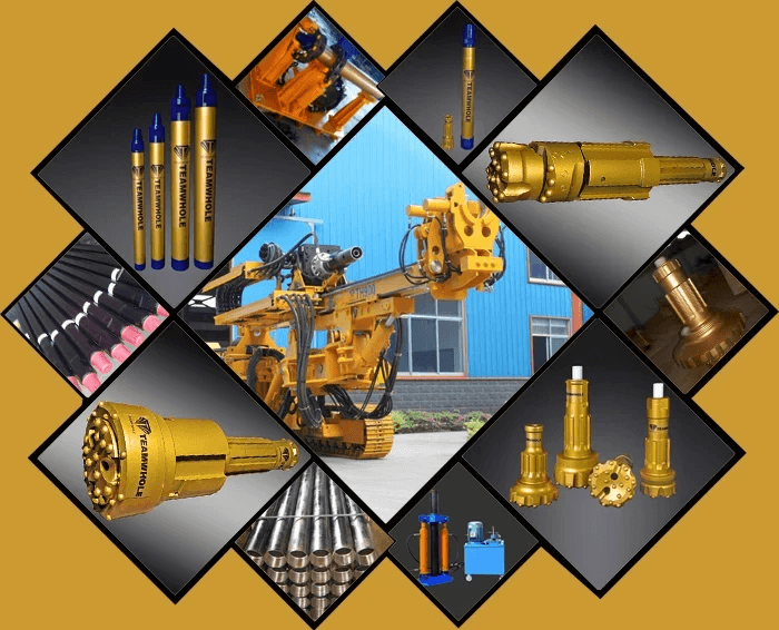 Drill Rig Bit Range Displayed on Workbench Drill Rig Bit Range Displayed on Workbench