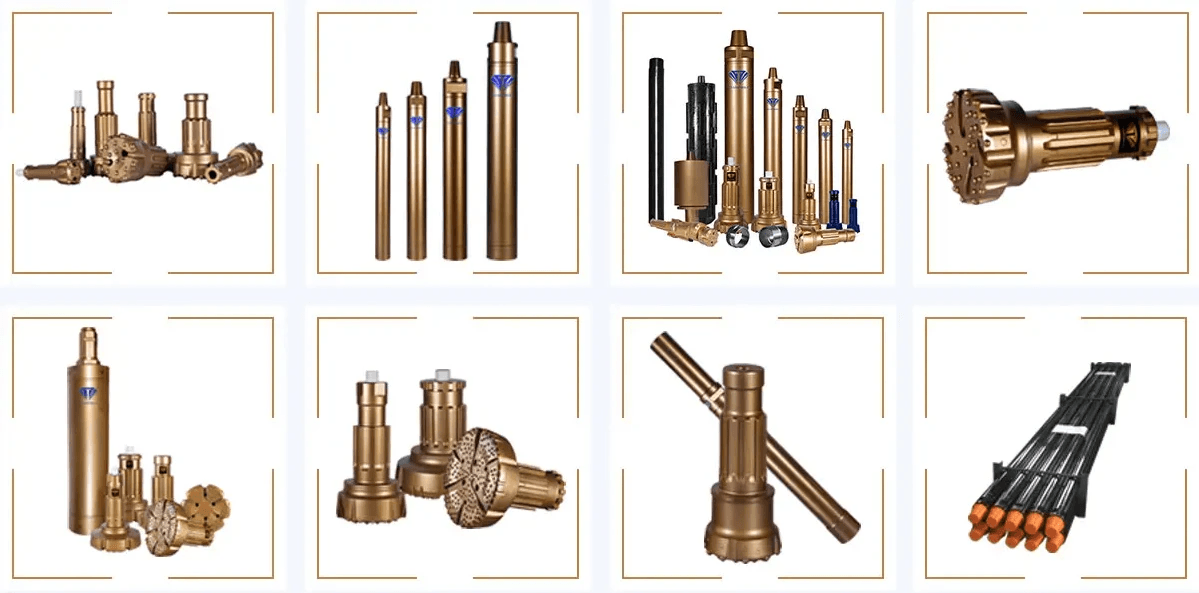 Variety of Bit Head Face Designs with Different Drill Bits Variety of Bit Head Face Designs with Different Drill Bits