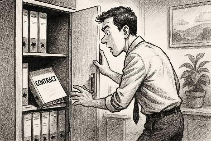 Contract Management - Le contrat resté dans le placard - Abrennis Contract Management - Le contrat resté dans le placard - Abrennis