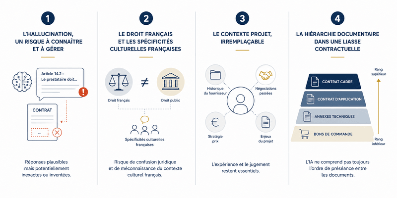 Les 4 limites de l'IA pour le Contract Manager - retour d'expérience Abrennis Les 4 limites de l'IA pour le Contract Manager - retour d'expérience Abrennis
