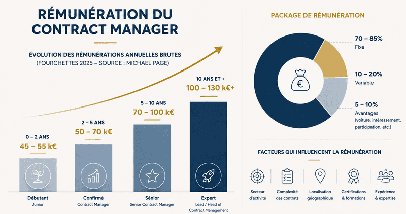 Salaire du Contract Manager 2026 : guide carrière | Abrennis Salaire du Contract Manager 2026 : guide carrière | Abrennis