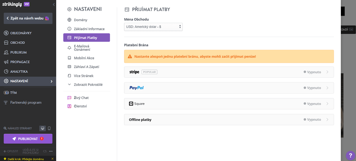 Přidejte platební metody pro prodej nábytku online Přidejte platební metody pro prodej nábytku online