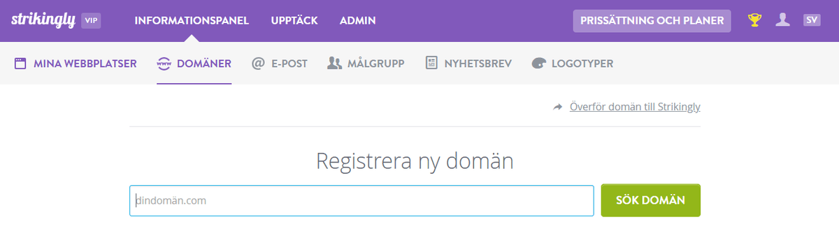 Hur man får en personlig domän på Strikingly? Hur man får en personlig domän på Strikingly?