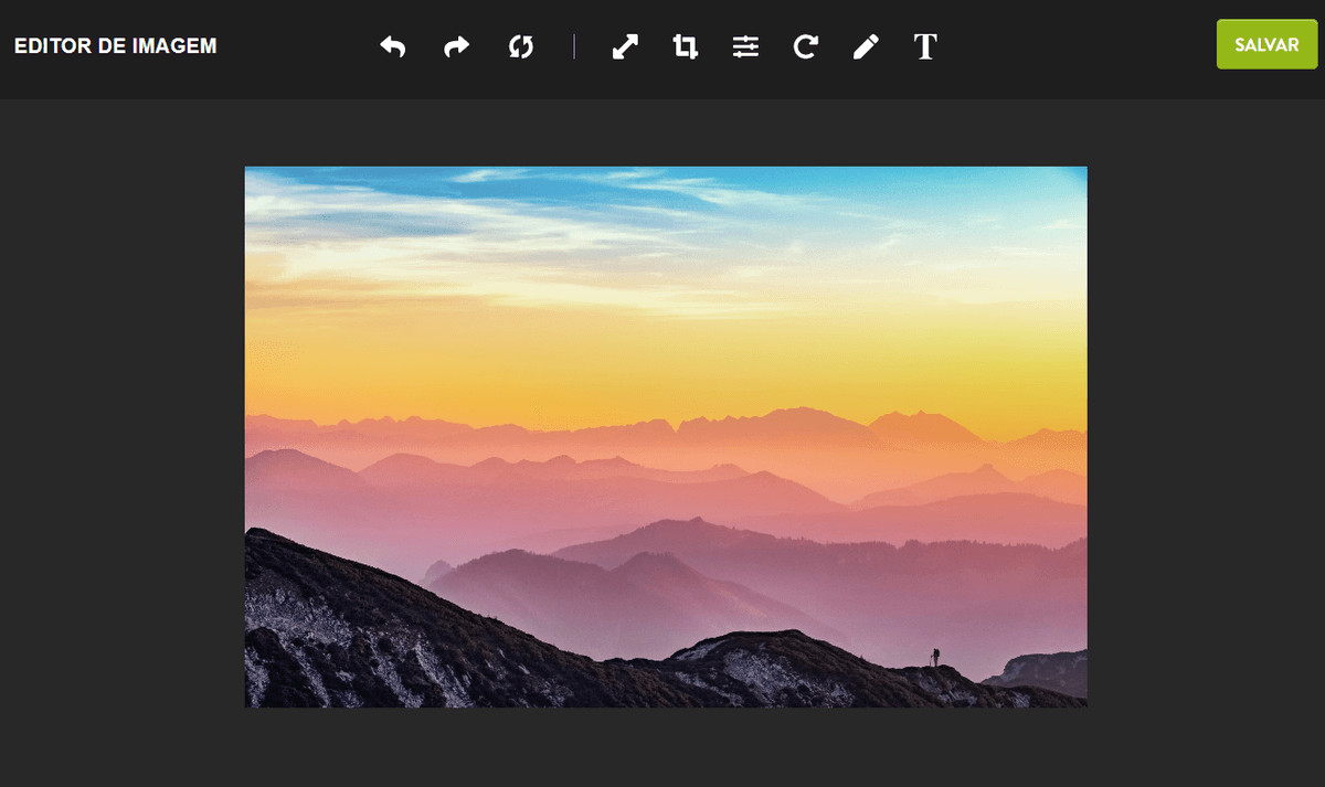 Editor de imagens impressionante Editor de imagens impressionante