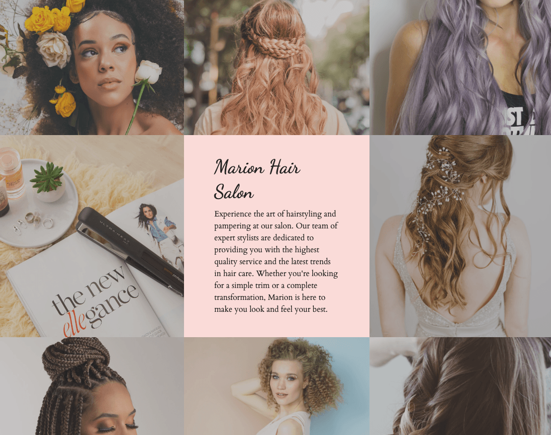 Hair Salon Template Hair Salon Template