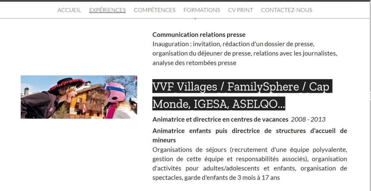 Le site Jessica Poulin sur Strikingly Le site Jessica Poulin sur Strikingly