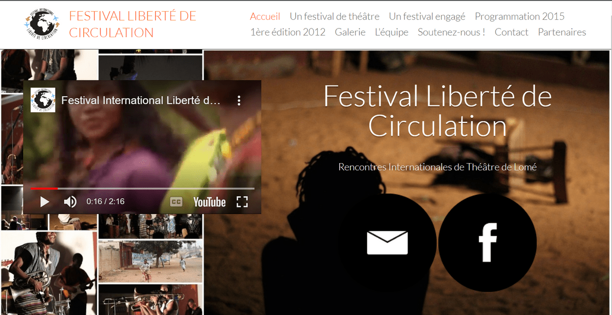 Le site Festival Liberte Circulation sur Strikingly Le site Festival Liberte Circulation sur Strikingly