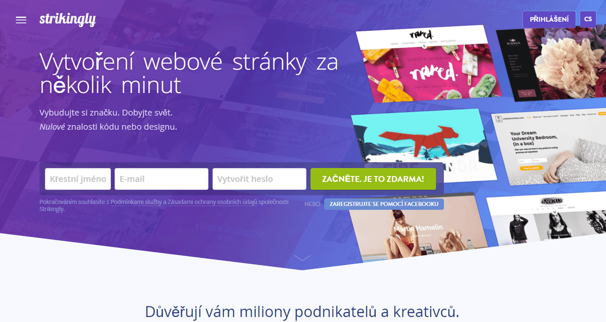 Překvapivě vstupní stránka Překvapivě vstupní stránka