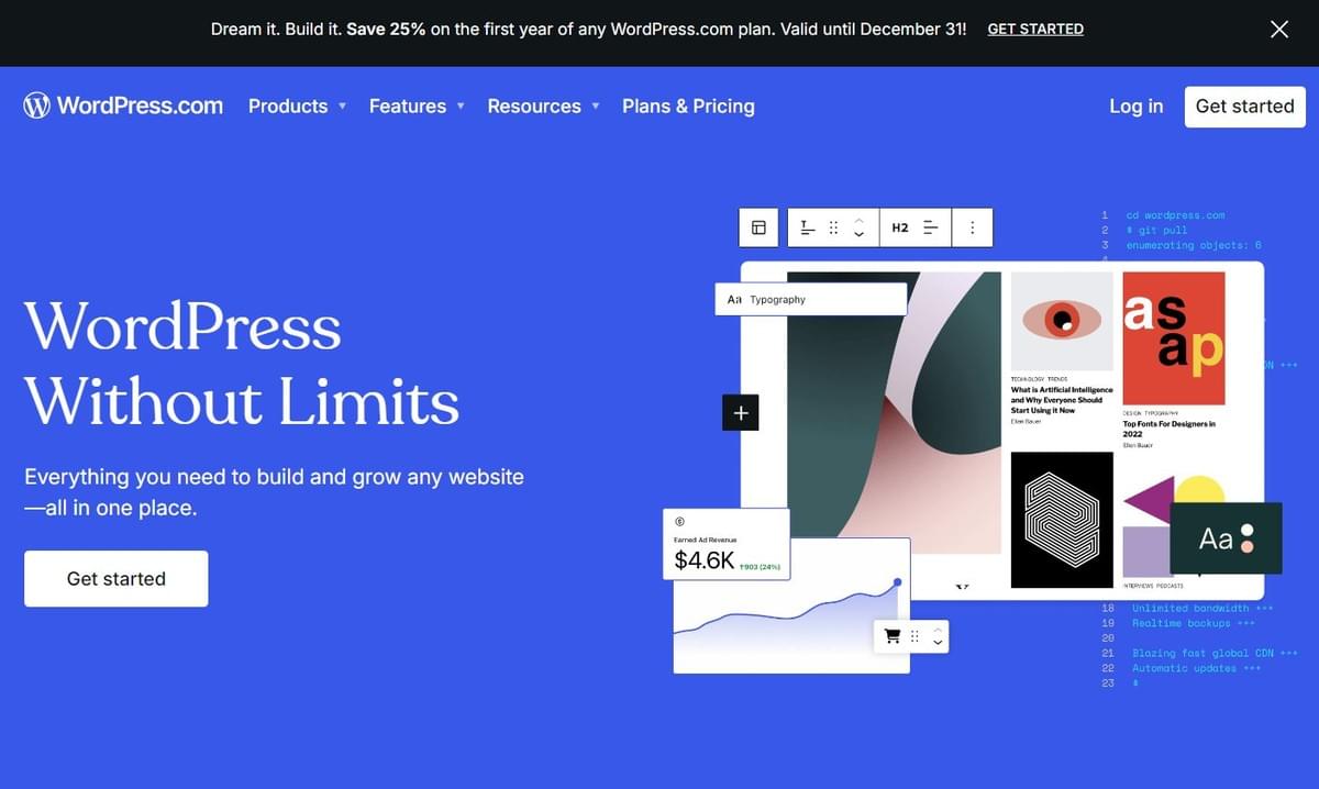 Image taken from WordPress Image taken from WordPress