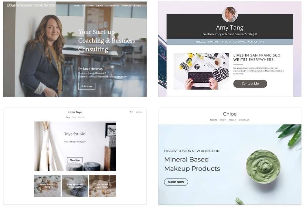 Uderzające szablony biznesowe Uderzające szablony biznesowe