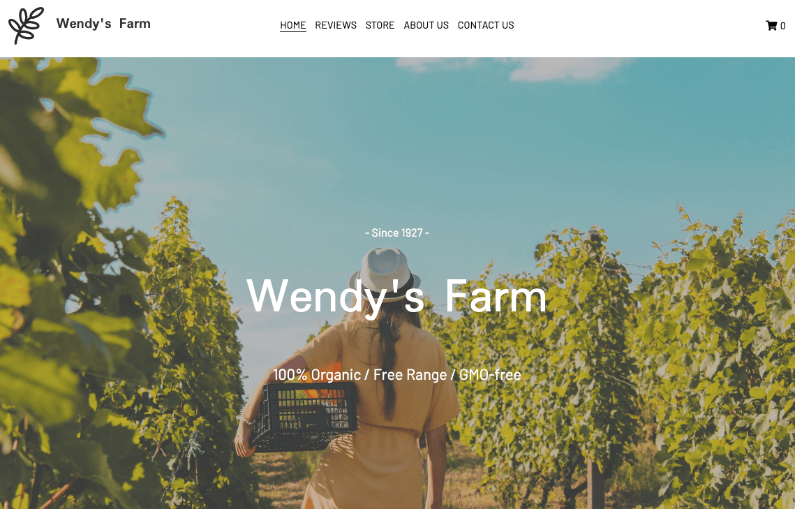 Wendy's Farm Template Wendy's Farm Template