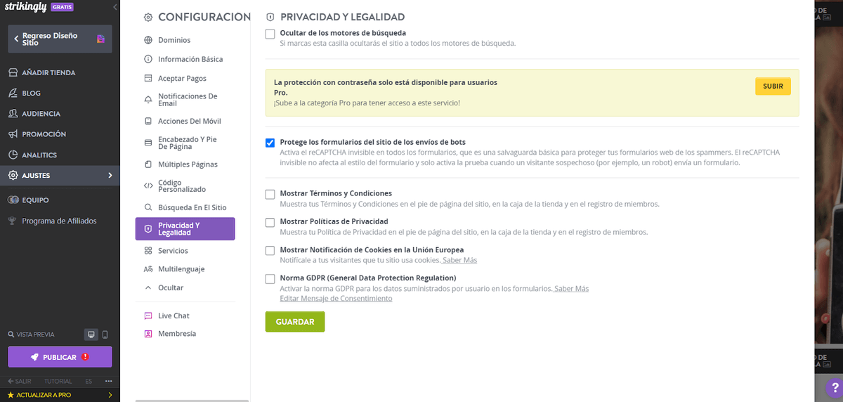 Actualización de los Términos de Servicio Actualización de los Términos de Servicio