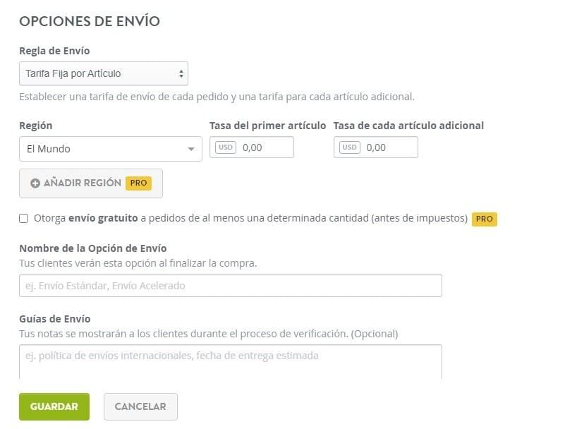 Envios de Strikingly Envios de Strikingly