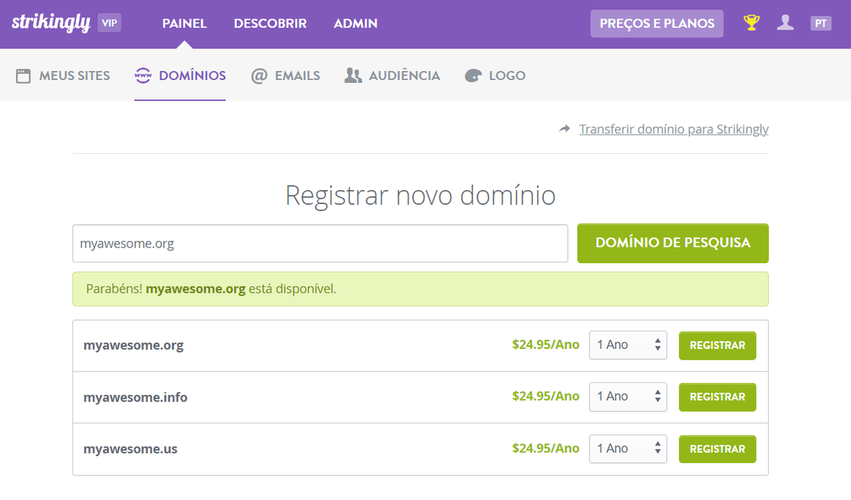 Escolha um nome de domínio para seu site de blog Escolha um nome de domínio para seu site de blog