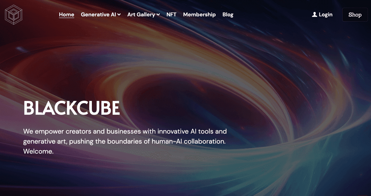 BlackCube Website Landingspagina BlackCube Website Landingspagina