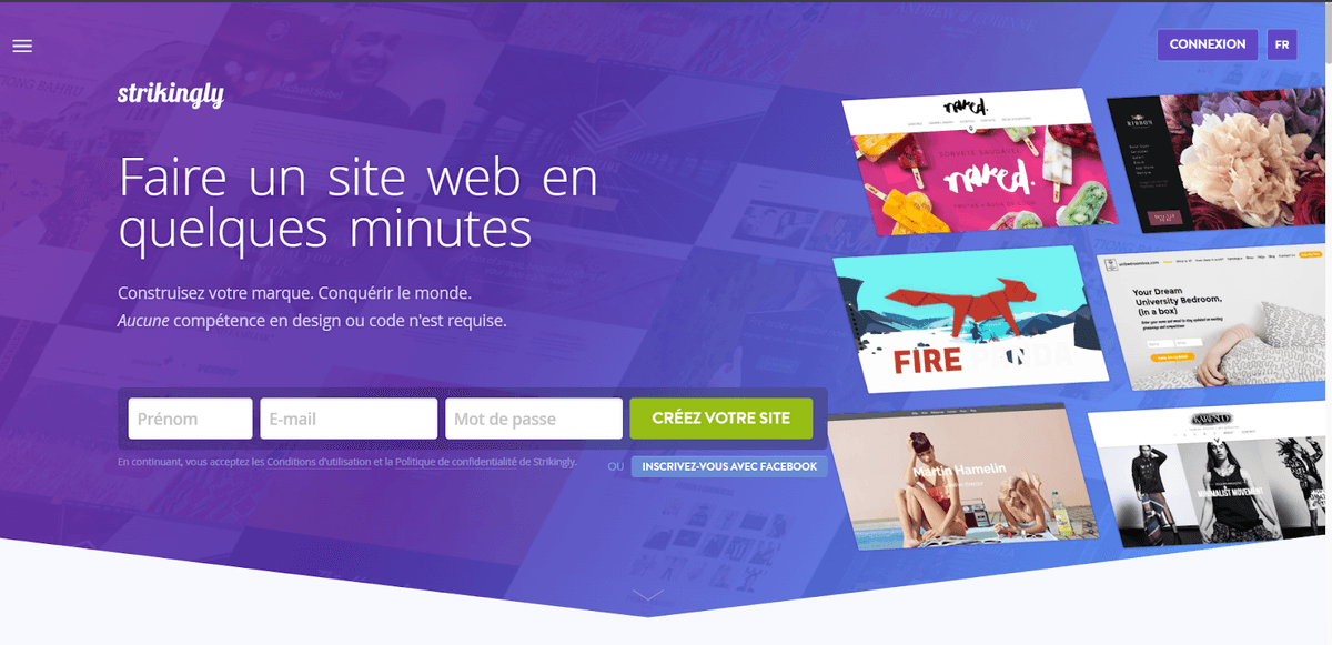 Conseils de conception UX de Strikingly Conseils de conception UX de Strikingly