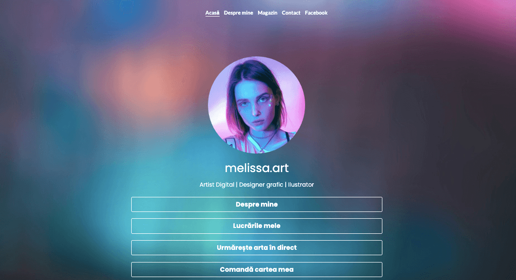 Melissa.Art Template pentru Influencer Marketing Melissa.Art Template pentru Influencer Marketing