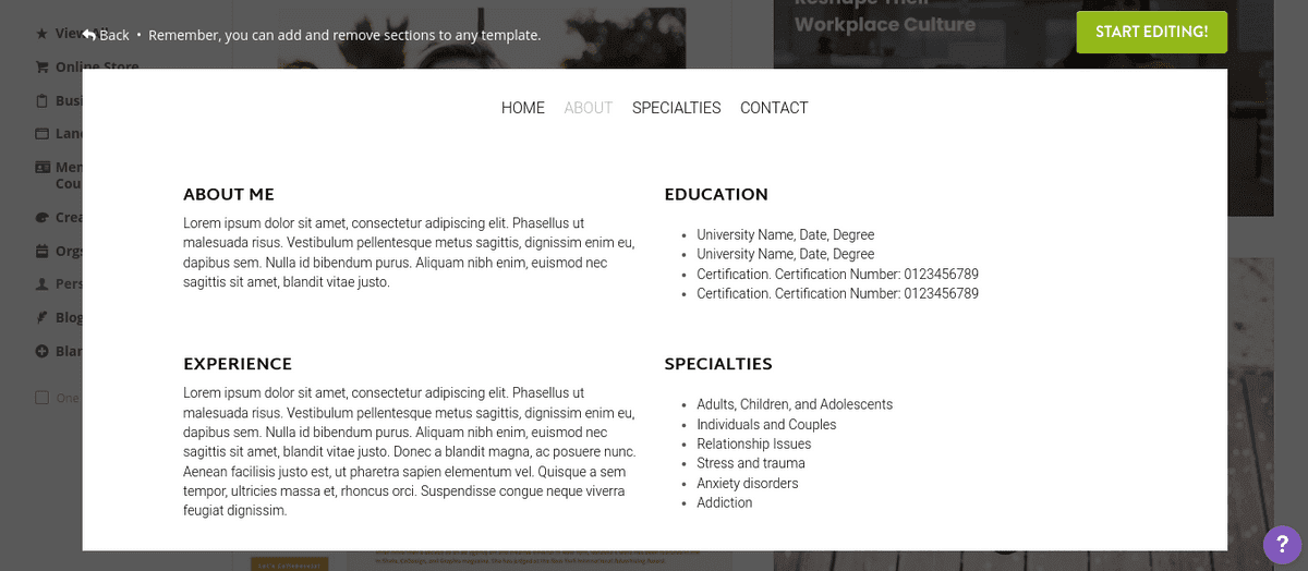 Cara Menulis Biodata Situs Web Dengan Strikingly - Pamerkan Keahlian Anda Cara Menulis Biodata Situs Web Dengan Strikingly - Pamerkan Keahlian Anda