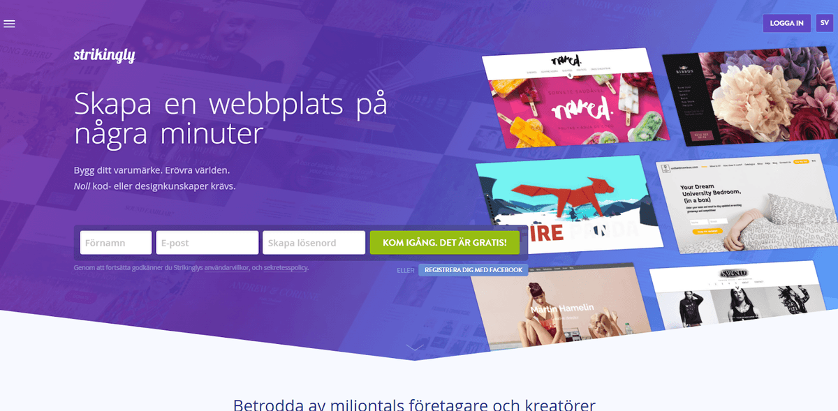 Skaffa en professionell e-postadress med Strikingly Skaffa en professionell e-postadress med Strikingly