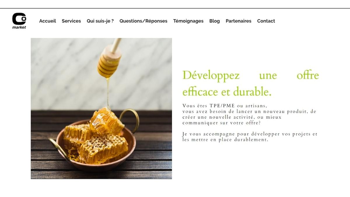 Le site Comarket sur Strikingly Le site Comarket sur Strikingly