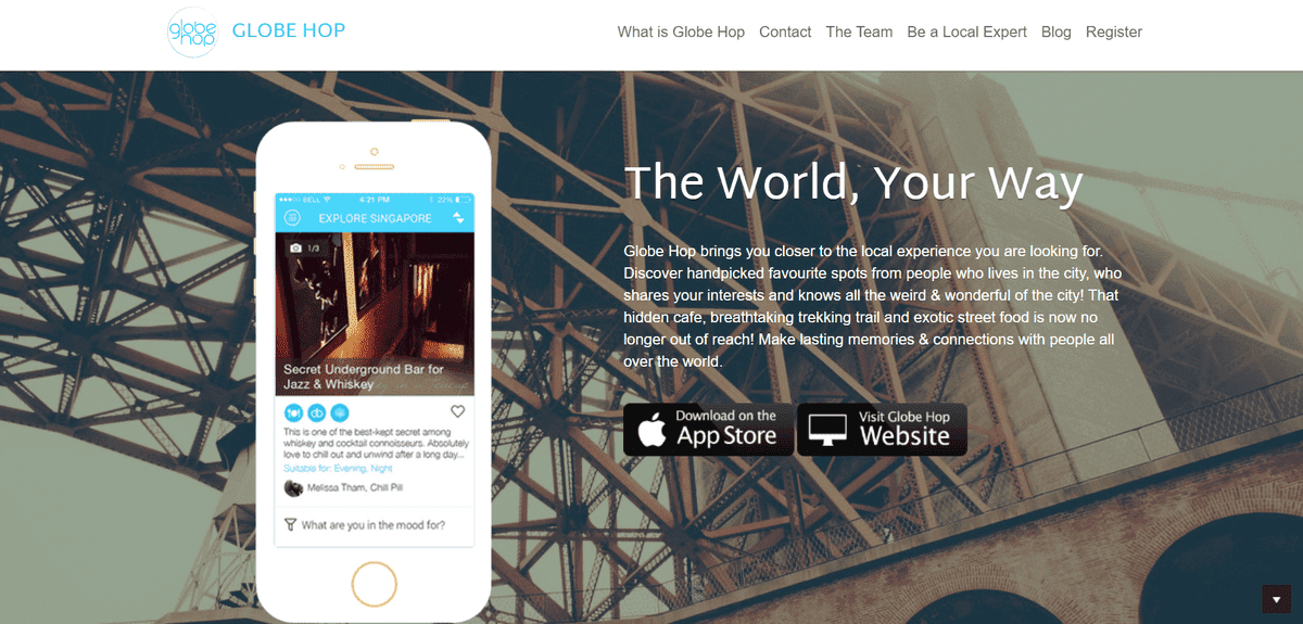 Site-ul web Globehop Strikingly Site-ul web Globehop Strikingly
