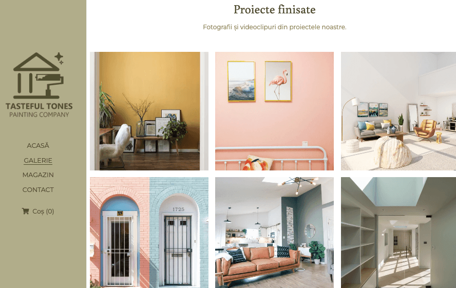 Șablonul de magazin online Tasteful Tones este perfect pentru vânzarea online Șablonul de magazin online Tasteful Tones este perfect pentru vânzarea online
