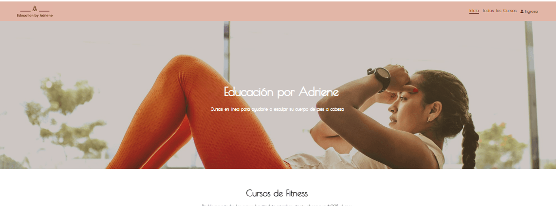 Adriene Template: Entrenamiento físico para negocios desde casa Adriene Template: Entrenamiento físico para negocios desde casa