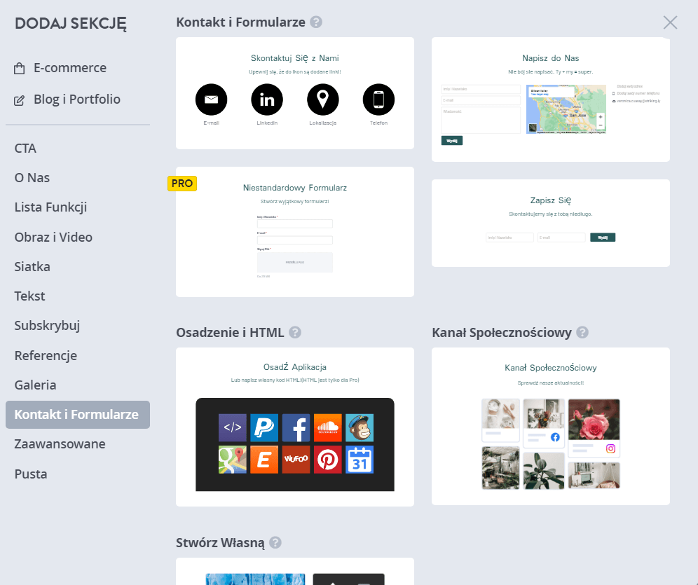 Zintegruj formularze i informacje kontaktowe w Landing Page Builder – Strikingly Zintegruj formularze i informacje kontaktowe w Landing Page Builder – Strikingly