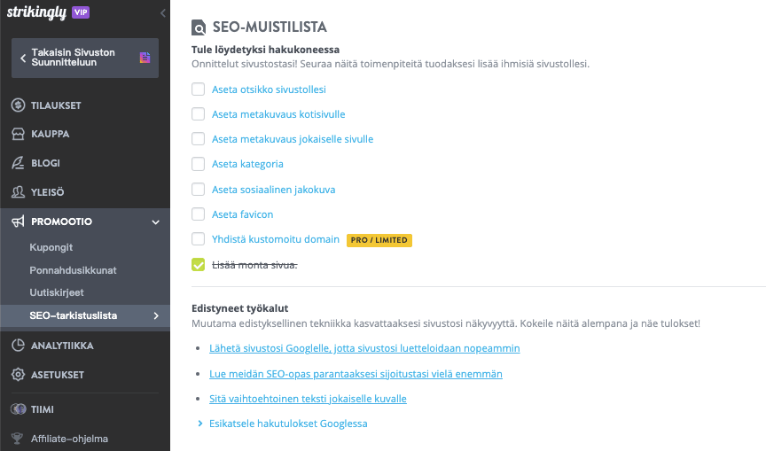 Tehokkaat markkinointikanavat - SEO Tehokkaat markkinointikanavat - SEO