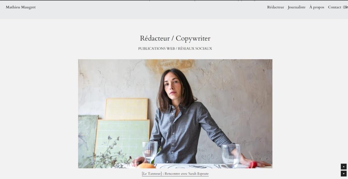 Le site Mathieu Maugret Personal Website sur Strikingly Le site Mathieu Maugret Personal Website sur Strikingly