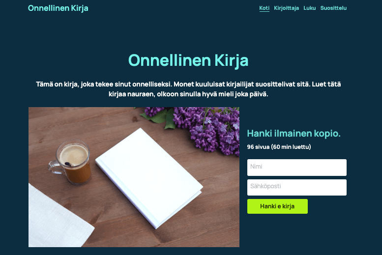 Happy Book – digitaalinen latausmalli Strikinglyltä Happy Book – digitaalinen latausmalli Strikinglyltä