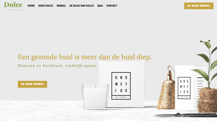 Opvallend - Dolce Online Store-sjabloon Opvallend - Dolce Online Store-sjabloon
