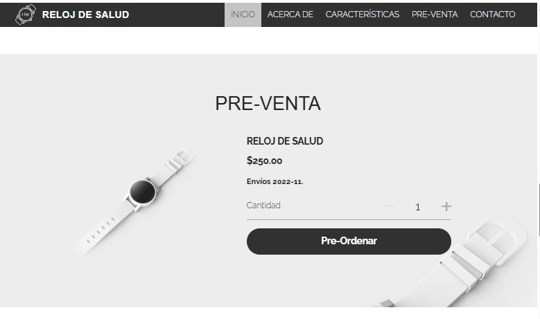 Plantilla de vigilancia de la salud de Strikingly Plantilla de vigilancia de la salud de Strikingly