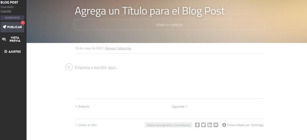 Blog de Strikingly Blog de Strikingly