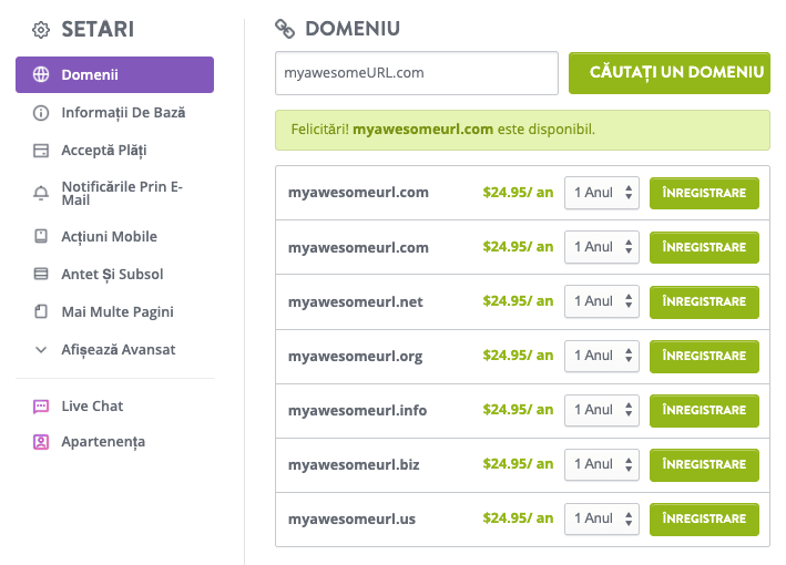 Înregistrați adresa URL a site-ului dvs. personalizat cu Strikingly Înregistrați adresa URL a site-ului dvs. personalizat cu Strikingly