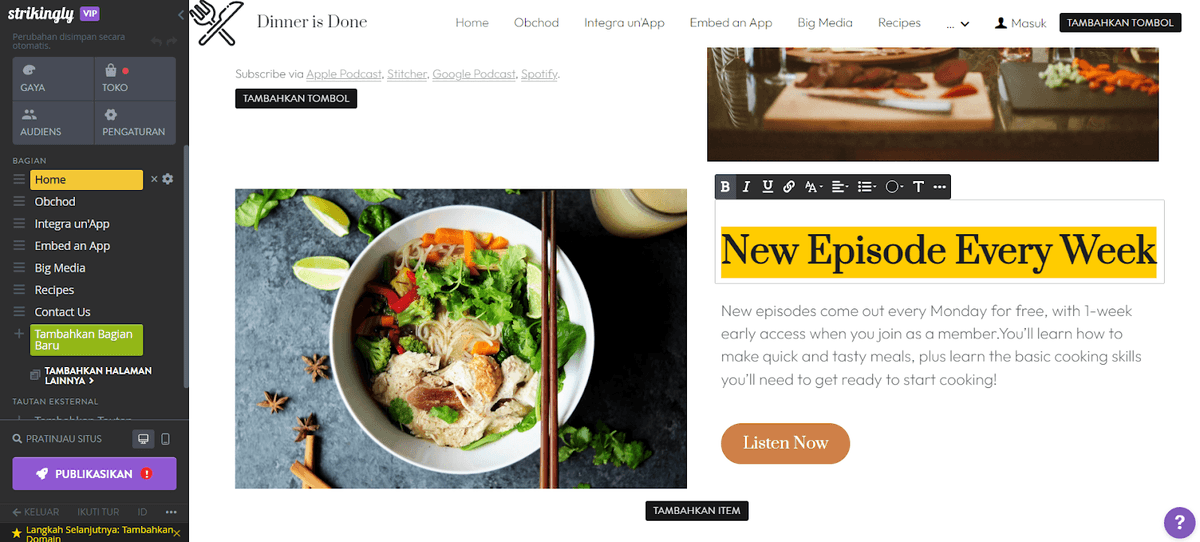 Branding visual - Optimalkan Desain Situs Web Anda dengan Strikingly Branding visual - Optimalkan Desain Situs Web Anda dengan Strikingly