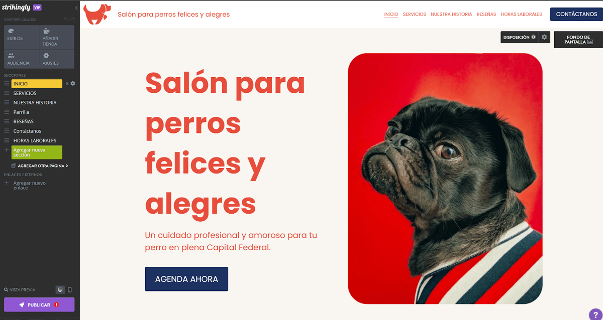 Diseño de página de inicio con Strikingly: llamada a la acción (CTA) Diseño de página de inicio con Strikingly: llamada a la acción (CTA)