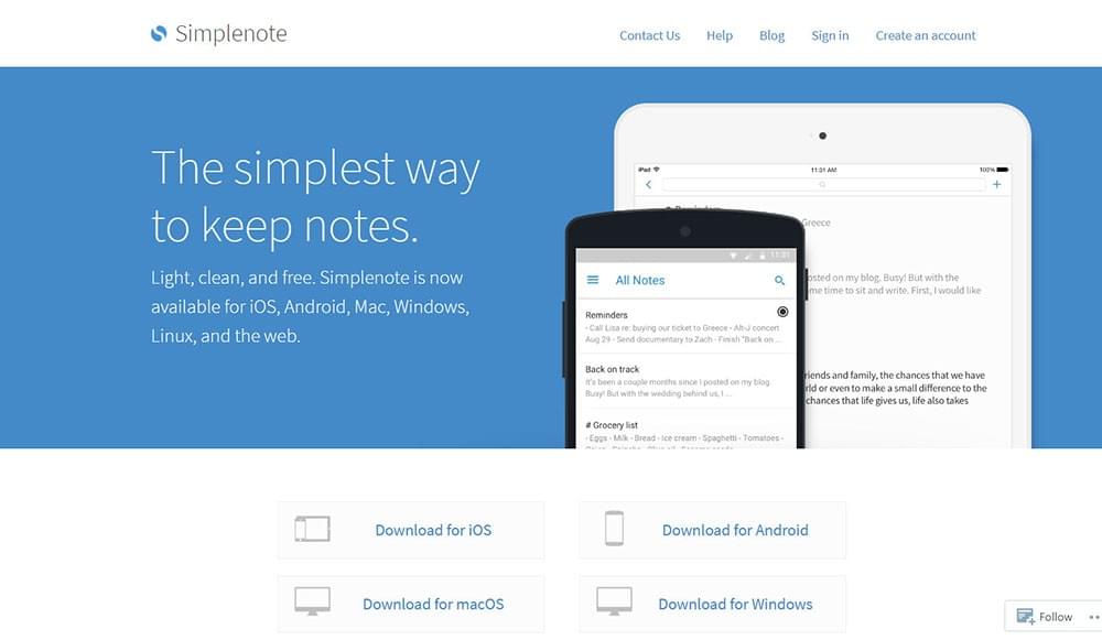 plantilla de Strikingly Simple website plantilla de Strikingly Simple website